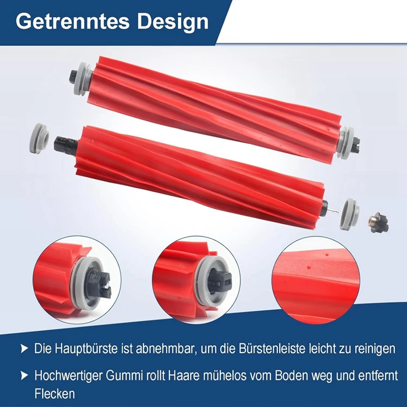 Запчасти для робота-пылесоса Roborock Q Revo/Roborock P10 основная и боковые щетки фильтры