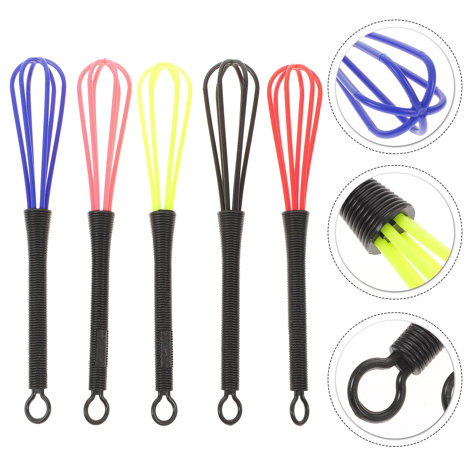 

Whisk Egg Mixer Salon Dye Ballon Hair Stirrer Color Whisks Beater Balloon Kitchen Mini Hand Silicone Hairdresser Whip Cooking