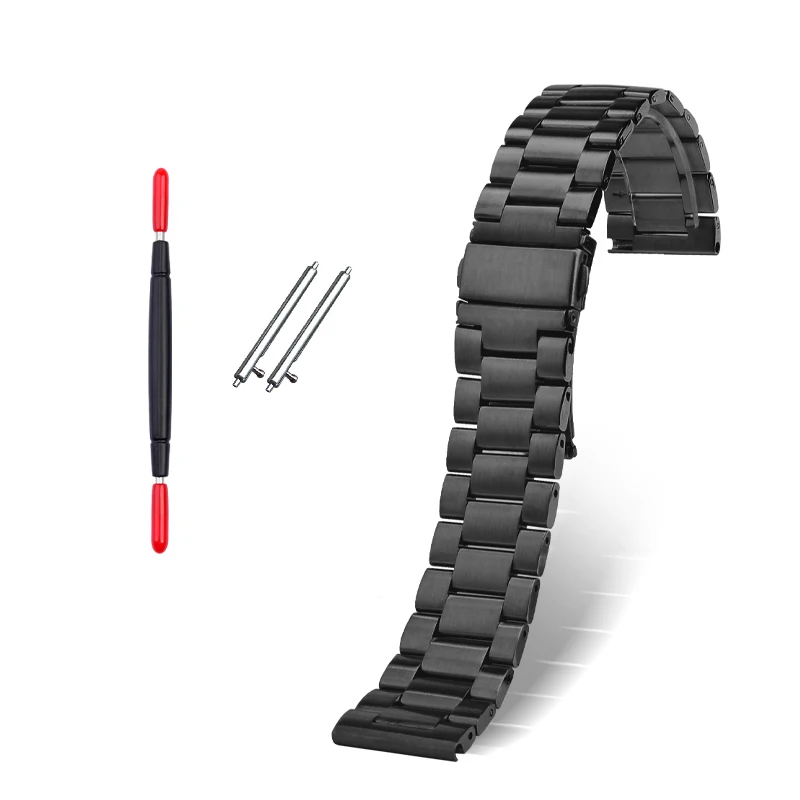 Stainless Steel Watchband for Casio EFB-509 EFS-S510 EFR526/303/304/530/552 Men's BEM-506/501 Bracelet Wristband 20 22mm