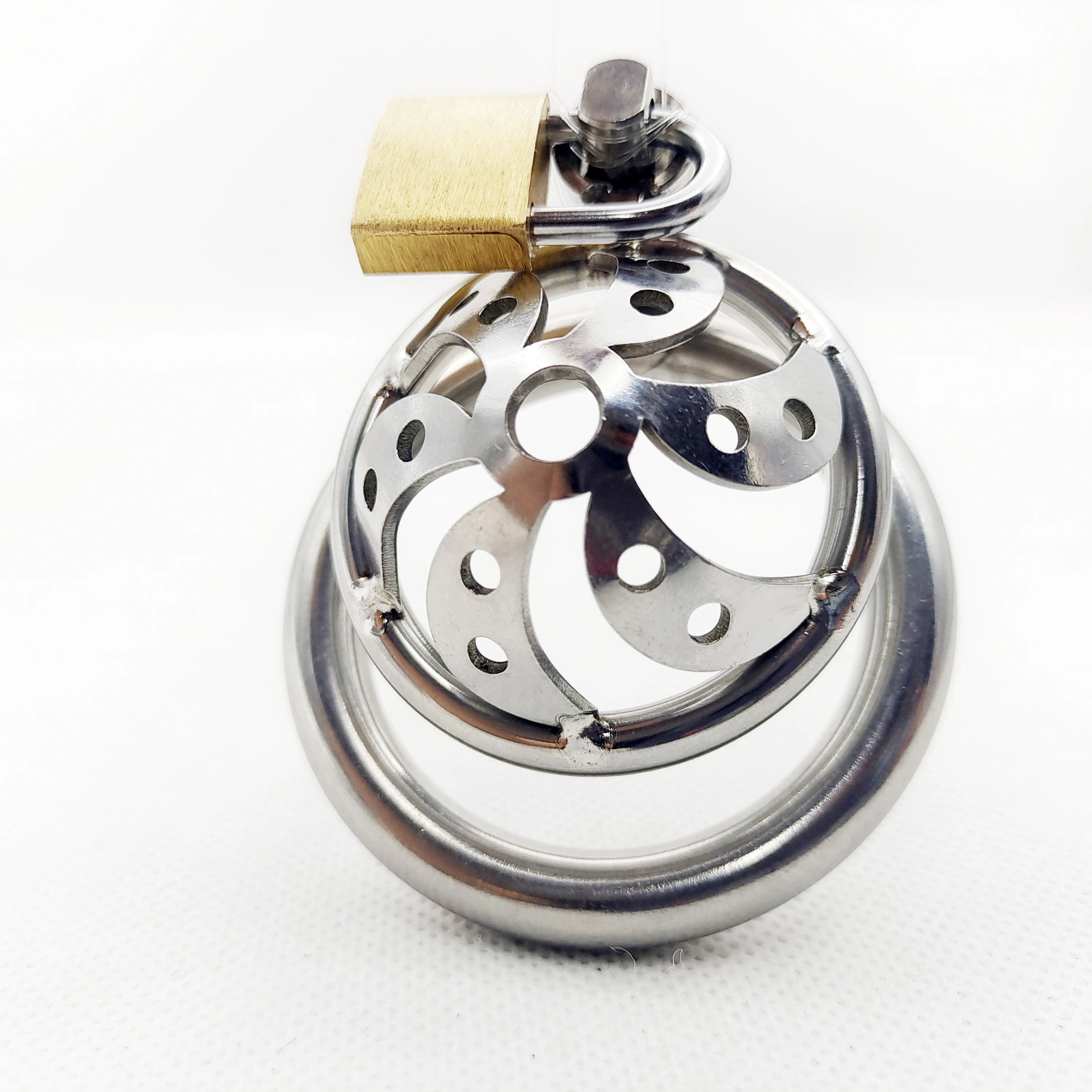 клетка для грызунов пояс верности Мужская пениса из нержавеющей стали Кольца