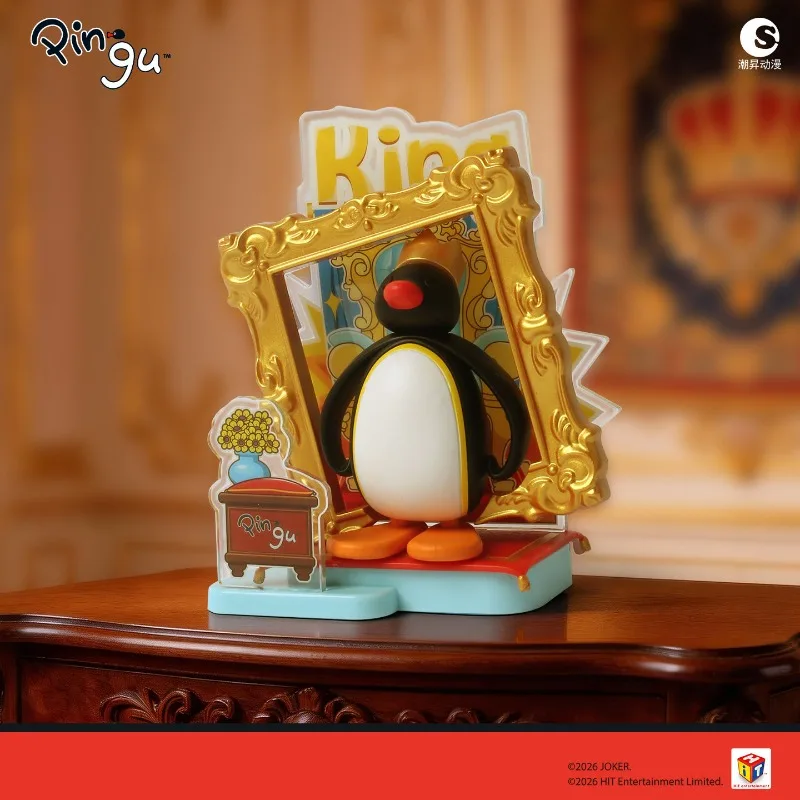 Фото Оригинальные игрушки-капсулы Pingus The Penguin Family: серия Micro-Theatre, коллекционные фигурки и настольные украшения в закрытых коробках №3