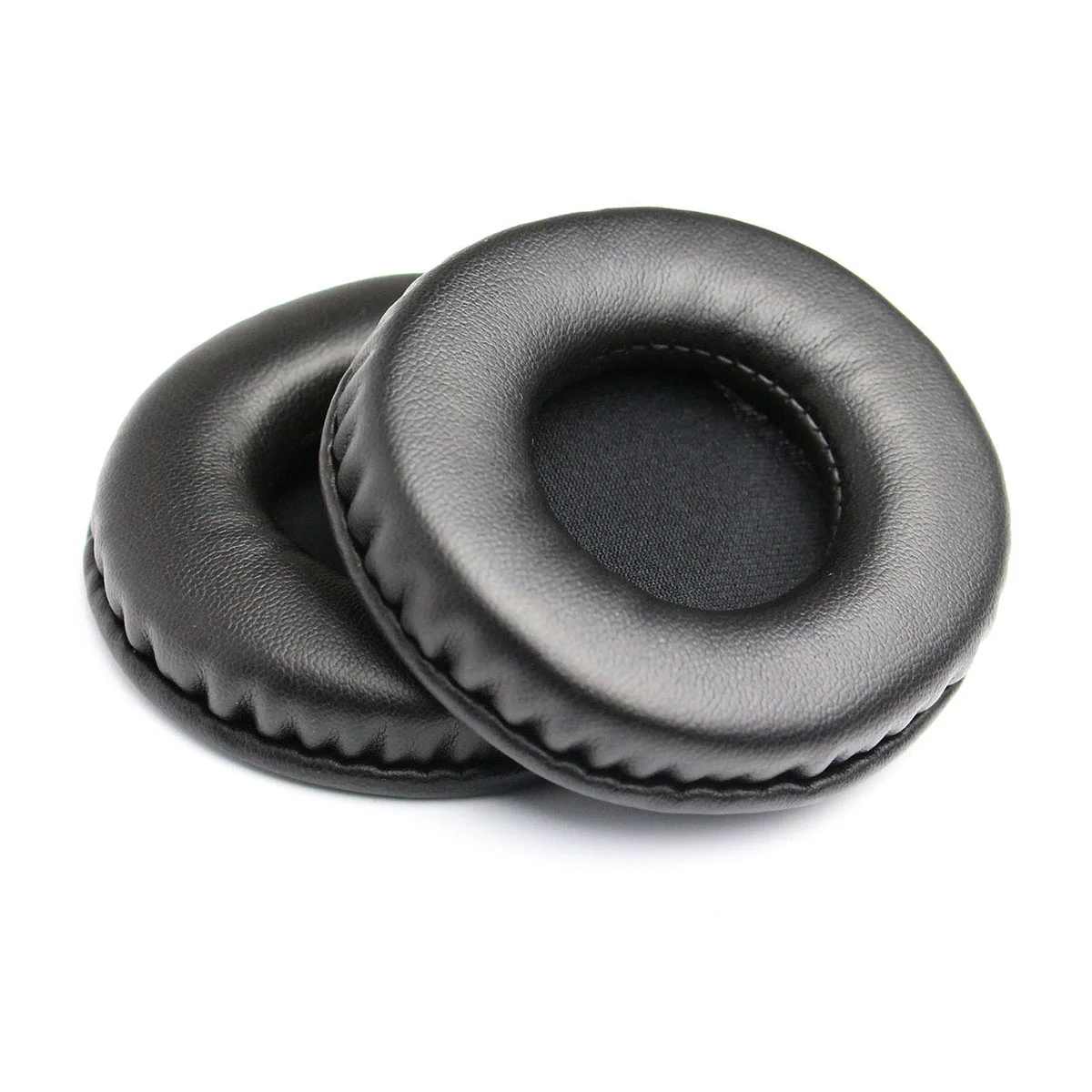 

2pcs 80mm Ear Pad Replacement Cover Headphones Headset Pads Sponge Earpads Cushions (Black)