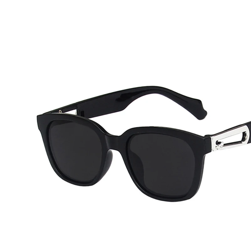 Солнцезащитные очки с круглой пластиковой пряжкой Uv400 для мужчин и женщин