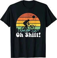 oh shift funny mountain bike rider biking retro cycling gift t shirt