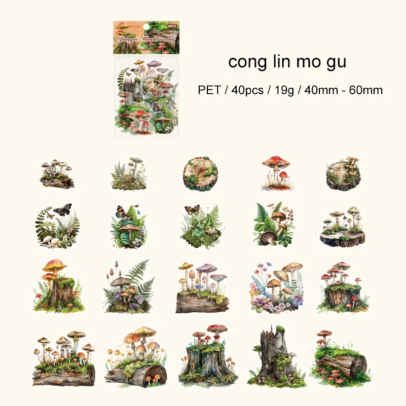 

Набор наклеек "Лесная природа"