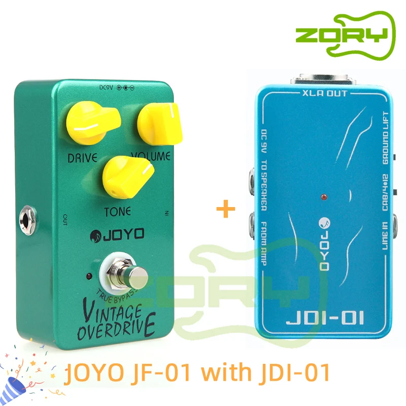 

JOYO JF-01 Overdrive Effect Pedal Classic Vintage Overdrive Pedal for Electric Guitar Pedals Tube Screamer True Bypass JDI-01