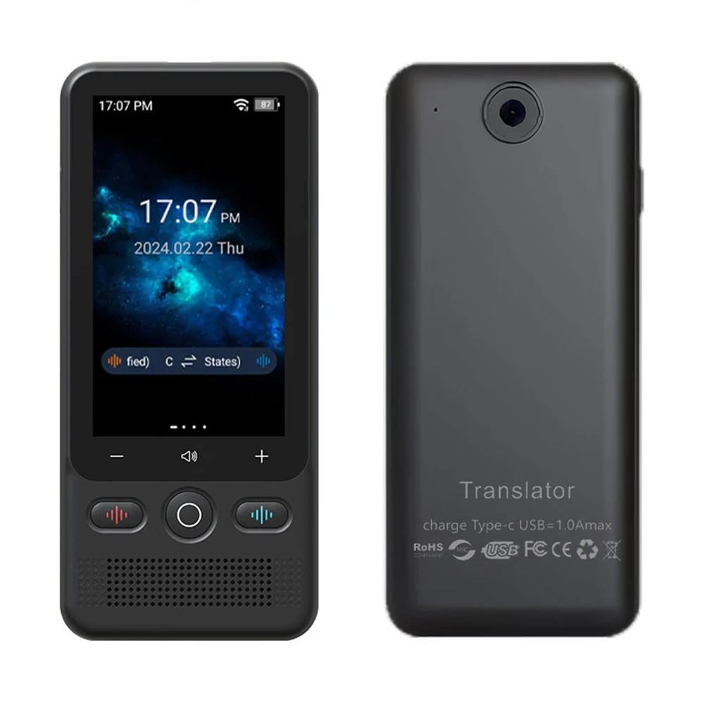 Портативный мгновенный переводчик Chatgpt/онлайн/офлайн/запись/перевод фотографий