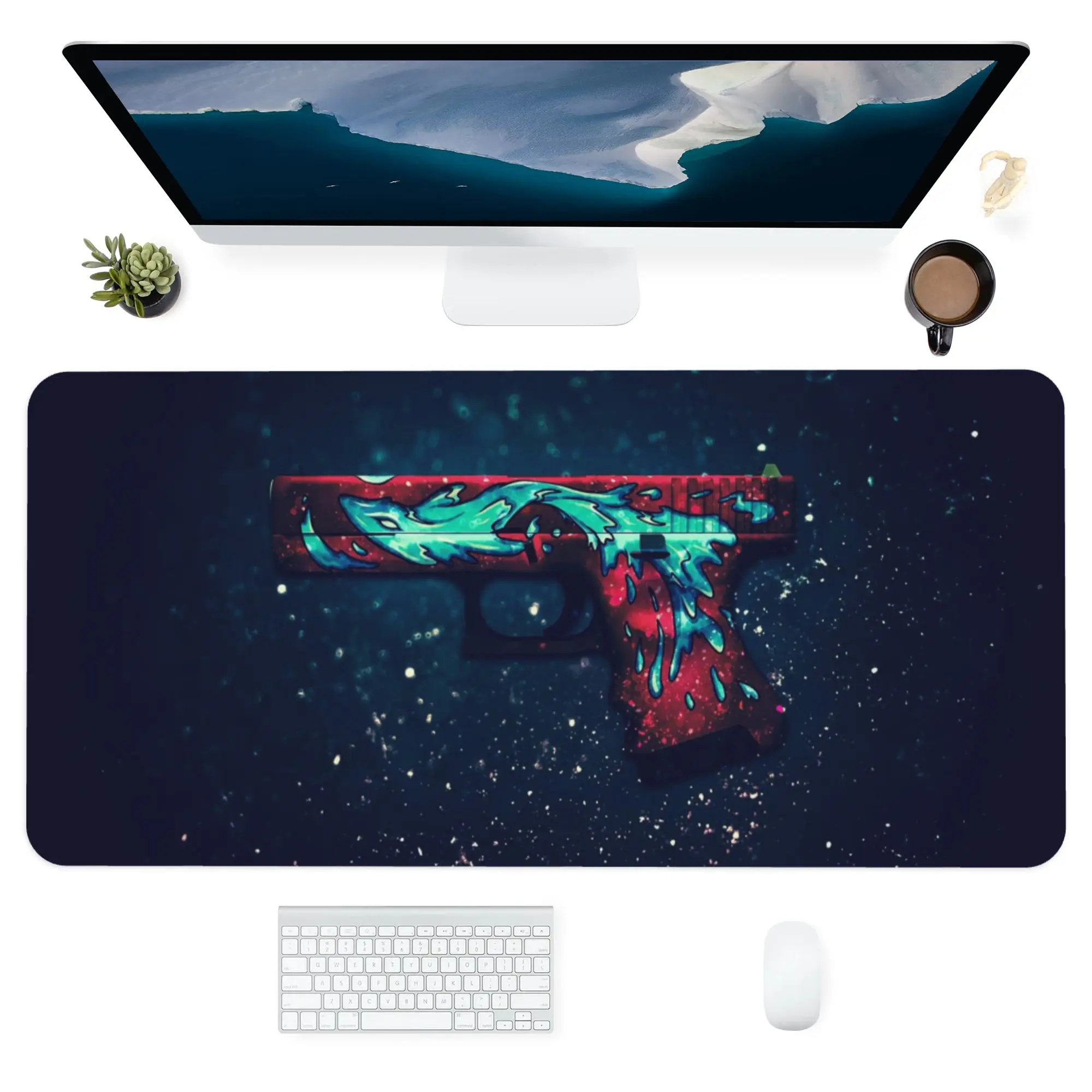 

Free Shipping Large Gaming Mousepad CS GO Mouse Pad Compute Mouse Mat Gamer Stitching Desk Mat XXL for PC Keyboard Mouse Carpet