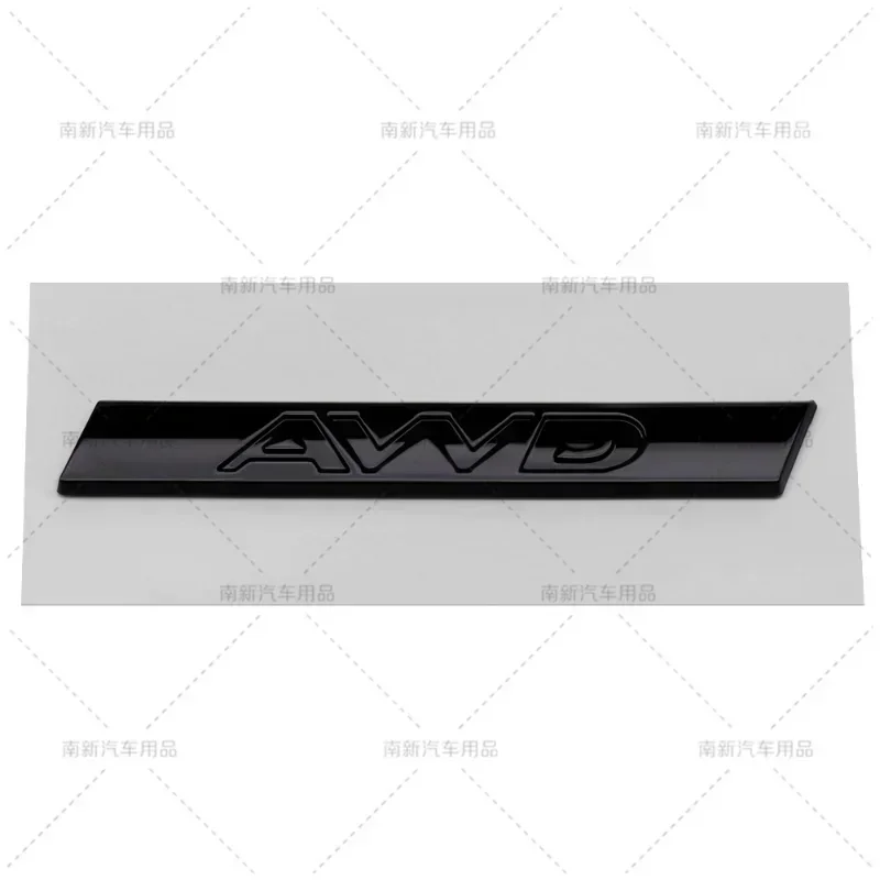 3D ABS серебристо-черный логотип AWD эмблема значок на задний багажник автомобиля