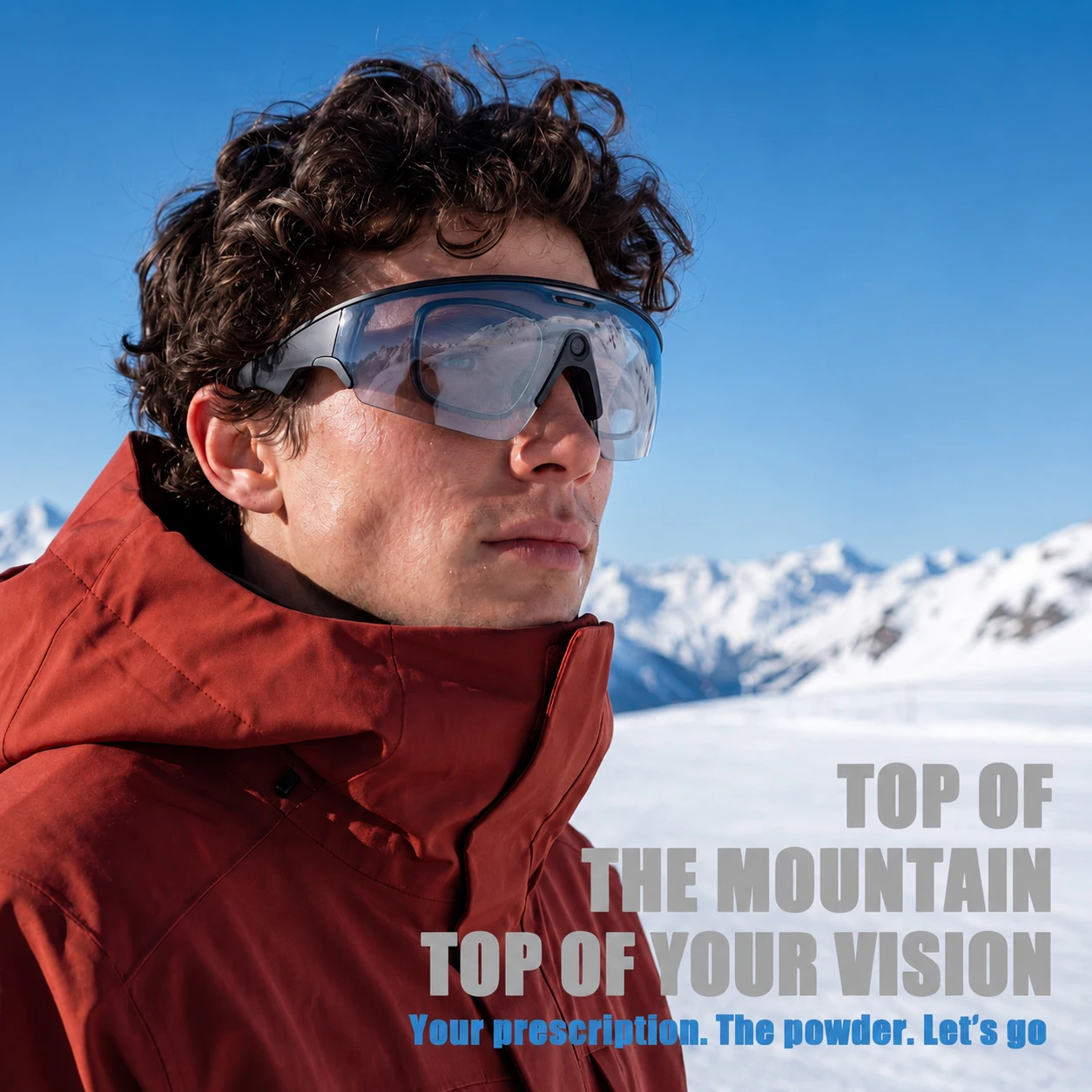 Фото Линзы для коррекции близорукости для умных очков Oakley Meta Vanguard, аксессуары, сменные линзы с индивидуальной рецептурой, съемные линзы-клипсы №2