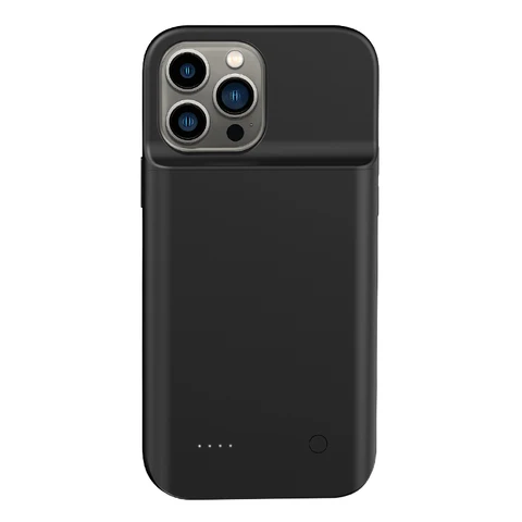 Чехол-зарядное устройство для iPhone 13 Pro Max, чехол для аккумулятора, силиконовый зарядный аккумулятор для iPhone 13, мини-чехол с аккумулятором