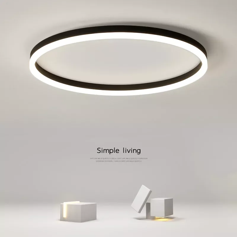 

NEW Round Led ceiling lamp for bedroom lighting Modern Panel Ceiling Lights white cold white warm white 48W 24W 18W lights