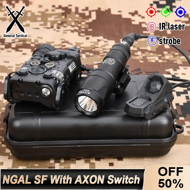 Тактический страйкбол NGAL красная точка зеленый синий ИК стробоскоп индикатор