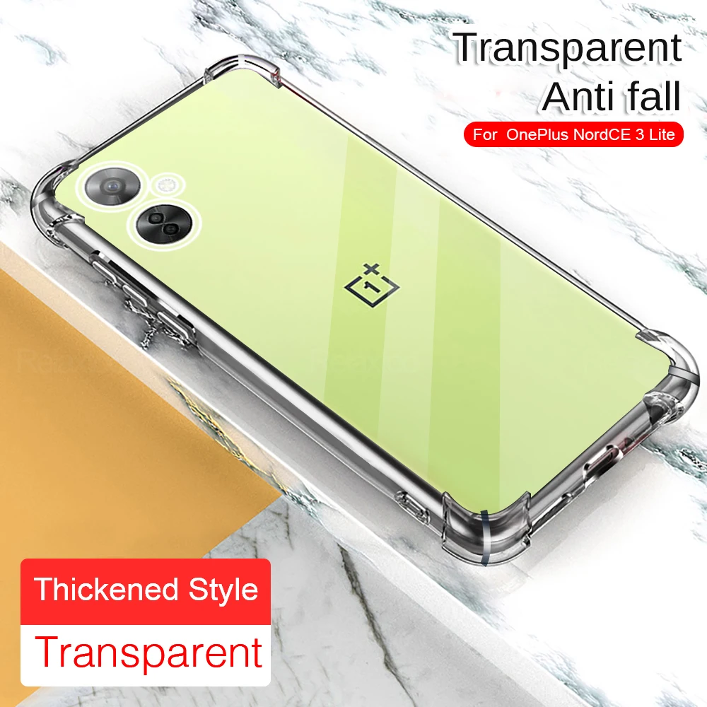 Прозрачные подушки безопасности с защитой от падения для OnePlus Nord CE 3 Lite 3Lite чехол