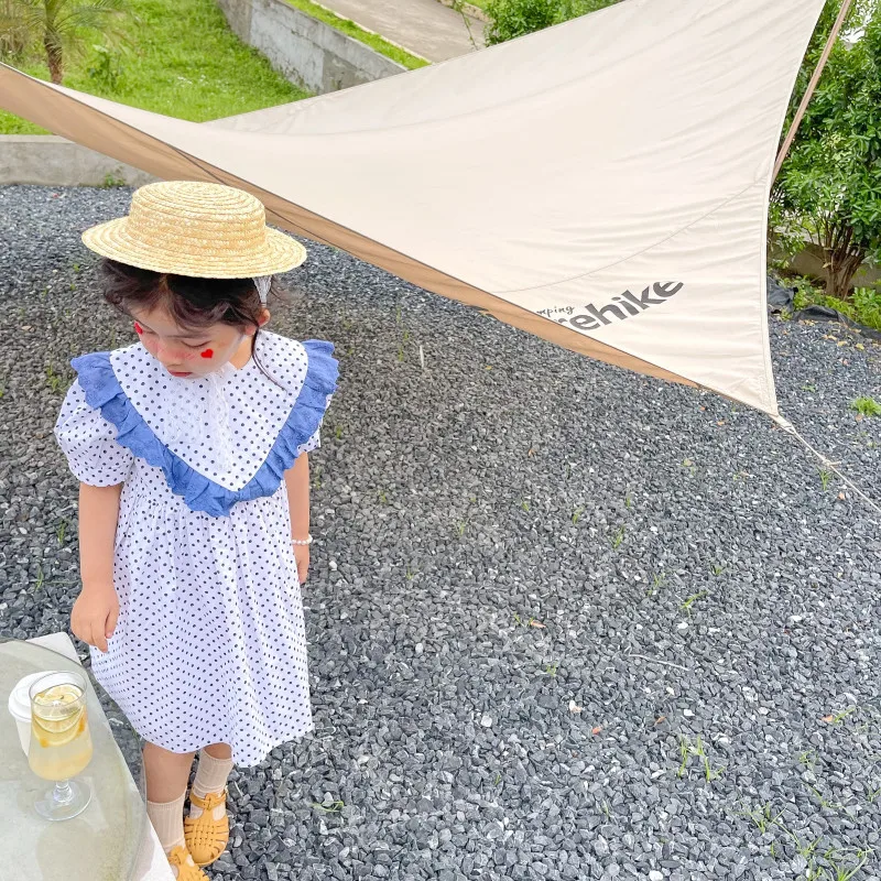 Платье для девочек платье в южнокорейском стиле Новинка лета детская