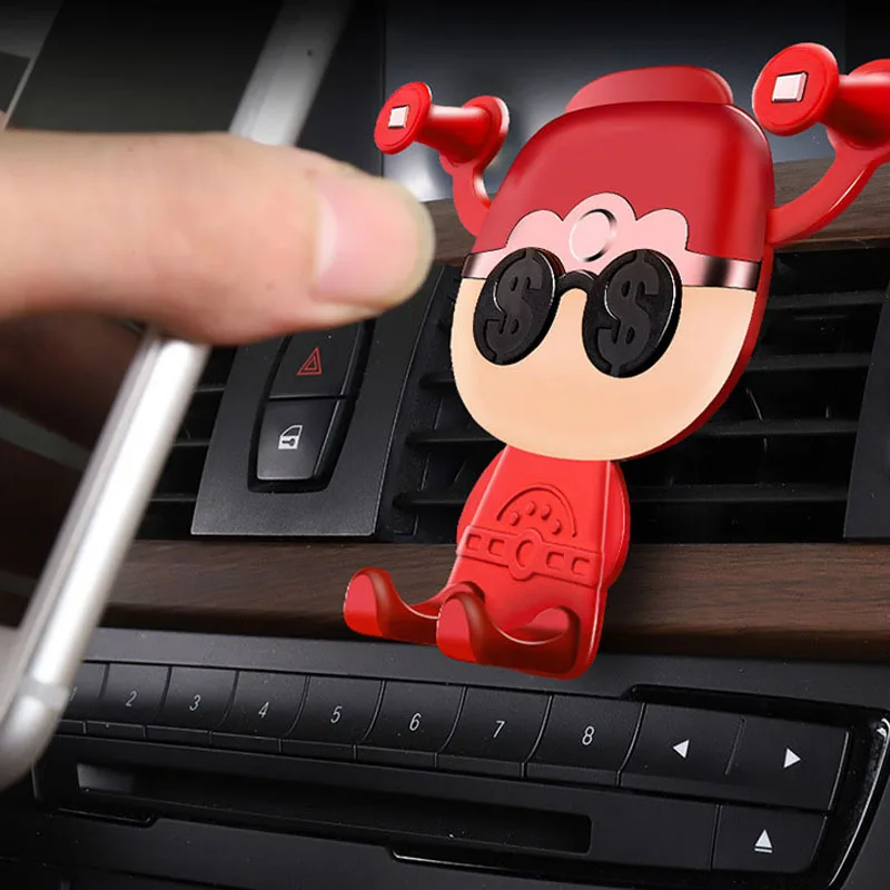 

Fashion Creative Car Phone Frame Money Coming Mobile Frame The Air Outlet Of The Multifunctional Vehicle With Navigation Frame