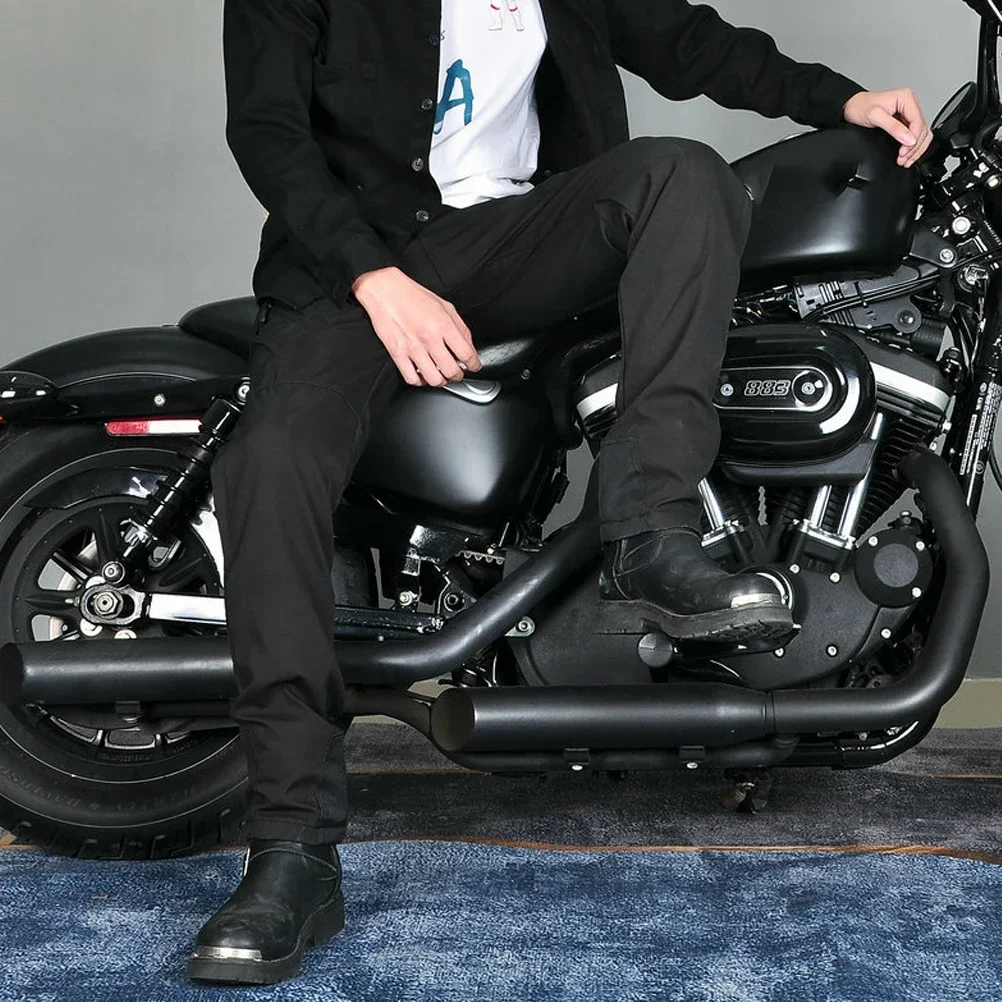 Водонепроницаемые мужские мотоциклетные брюки для верховой езды зимние плюс