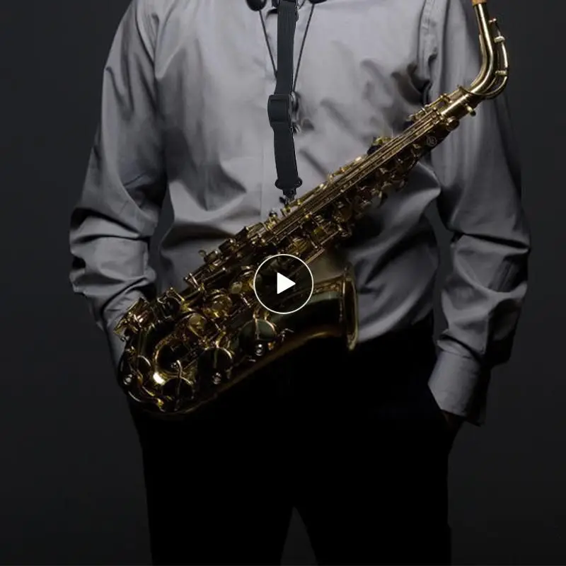 

Musical Instrument Saxophone One-shoulder Neck Strap High Elastic Cotton Thicken Sax Neck Strap