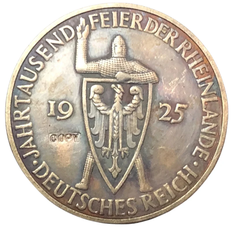 

Медная монета Германии 1925 года 5 рейхсмарок