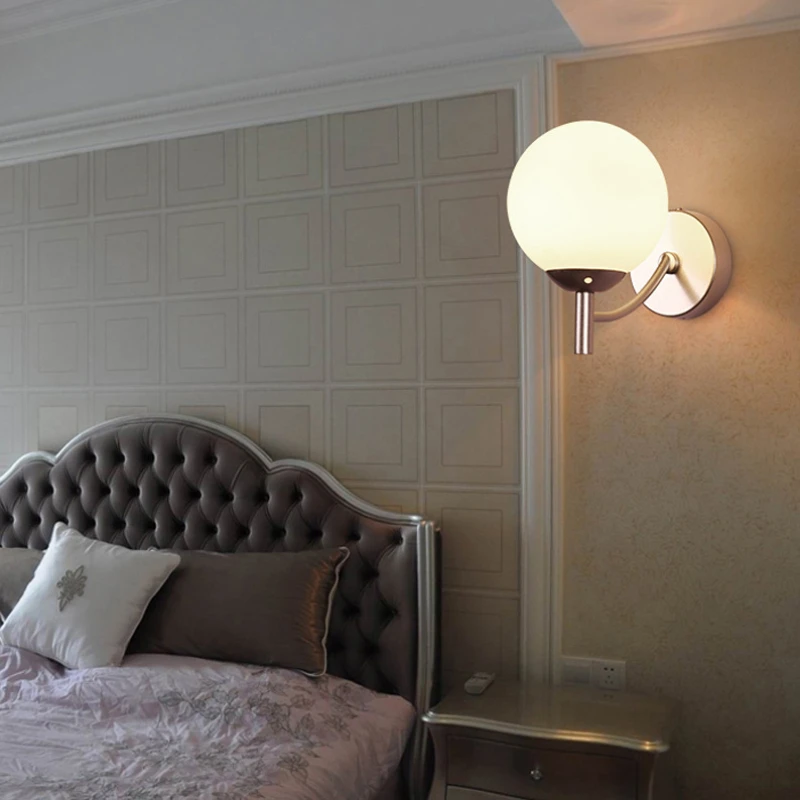 

Modern Simple Creative Restaurant Living Room Aisle Wall Light Iron Art Bedroom Bedside Lamp Porch Table Lamps