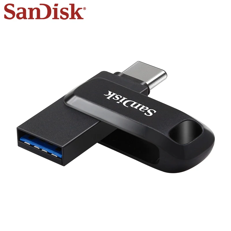 SanDisk OTG USB 3.2 Type-C Pen Drive для iPhone 15 Android Phone 64 ГБ 128 256 512 USB-накопитель Макс. 400 Мбит/с Pendrive