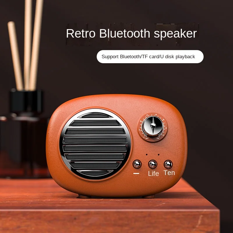 

Retro X-1 Bluetooth Speaker USB Mini Outdoor Portable USB stick TF card high quality with CREATIVE FM small speaker