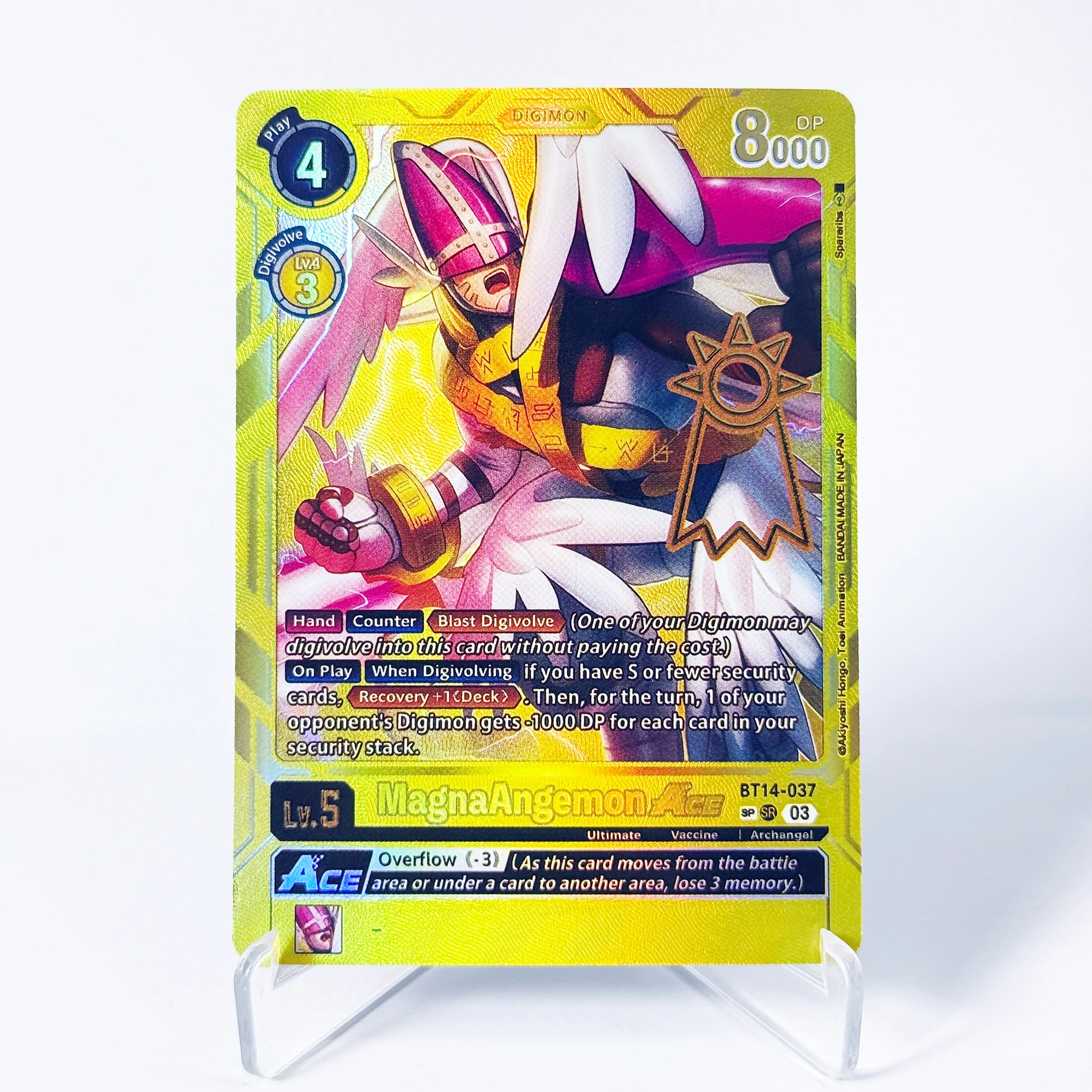 Коллекционные фольгированные прокси-карты Digimon Card Game (BT-15) Exceed Apocalypse Angewomon WereGarurumon Zudomon MetalGreymon Ace (art.: 3920d8591ca80) - 3920d8591ca80