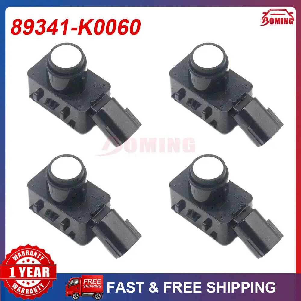 Комплект из 4 белых автомобильных датчиков парковки 89341-K0060 для Toyota Camry Sienna Venza