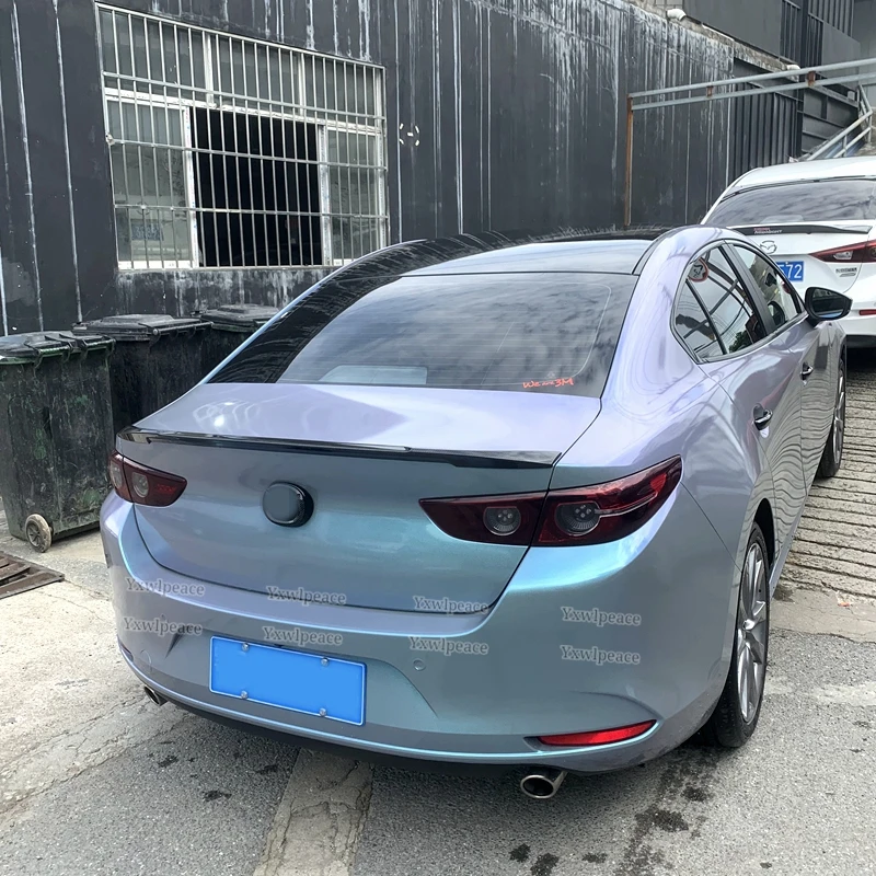 Высококачественный задний спойлер из АБС-пластика для Mazda 3 Axela Sedan 2019 2020 2021