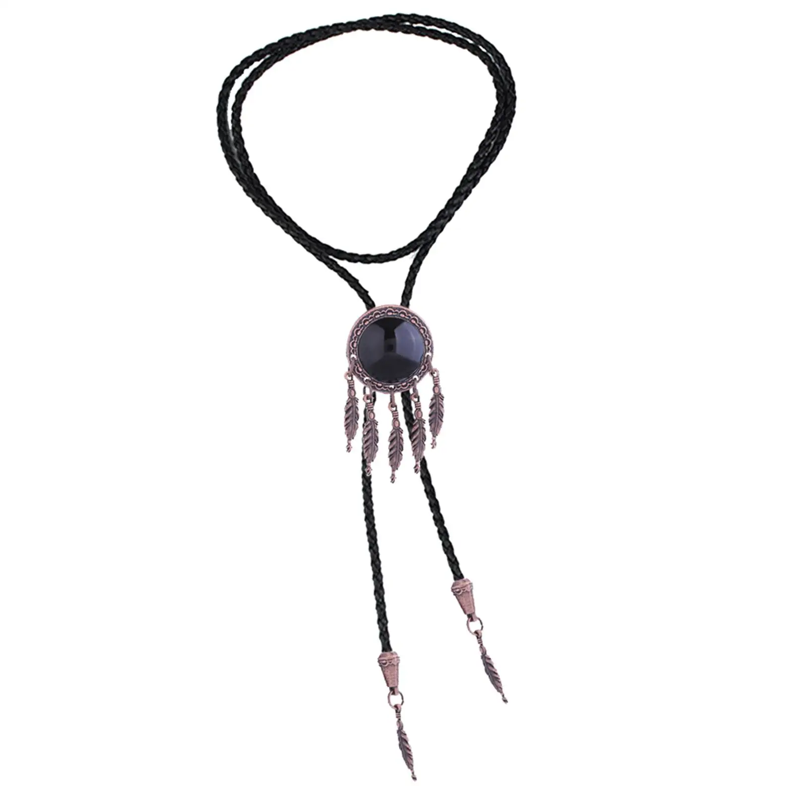 

Bolo Tie Necktie Neck Rope Pendant Costume Women Men Adjustable Necklace