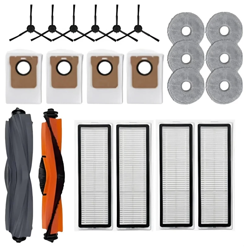 Для Dreame L10s Ultra L20 L40 X30 Детали робота-пылесоса Основная боковая щетка Швабра Фильтр