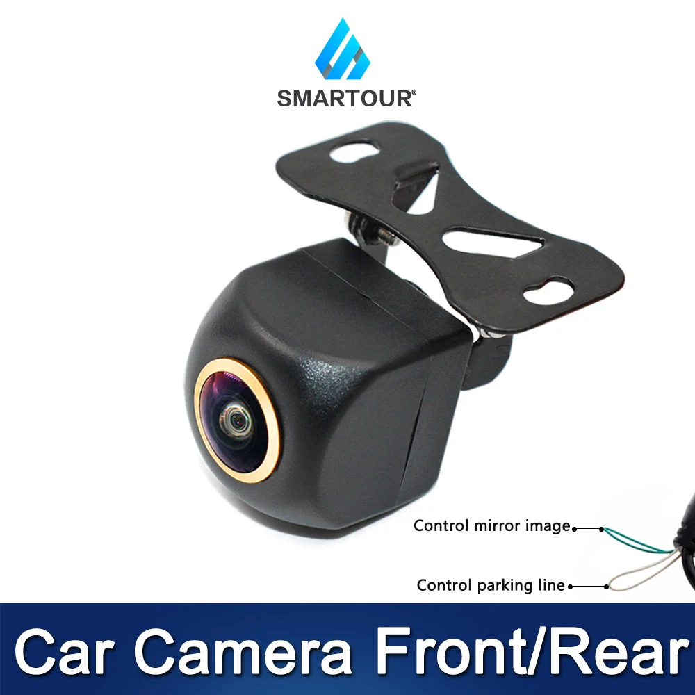 

Smartour Vehicle Rear View Camera CCD Fish Eyes Night Vision Waterproof IP67 Track Car Reversing Back Up Camera Universal