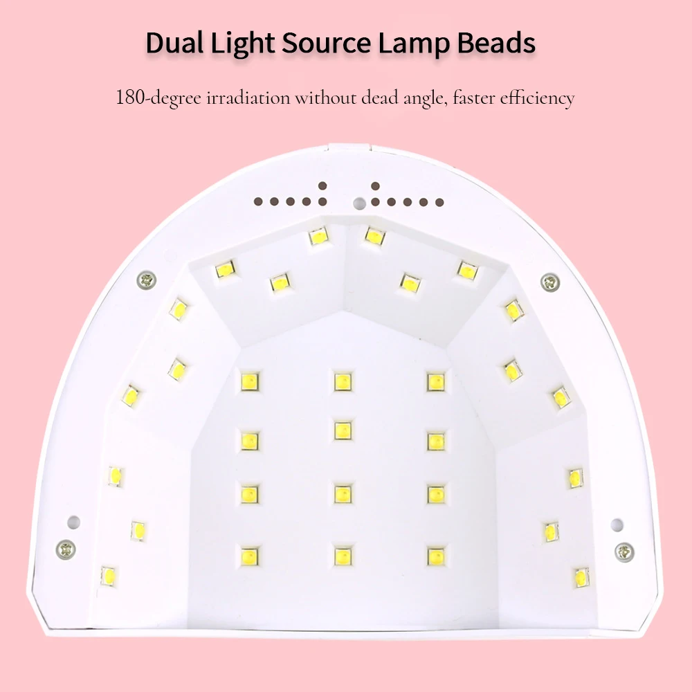 Лампа для сушки гель-лака ногтей 48 Вт 30 светодиодов