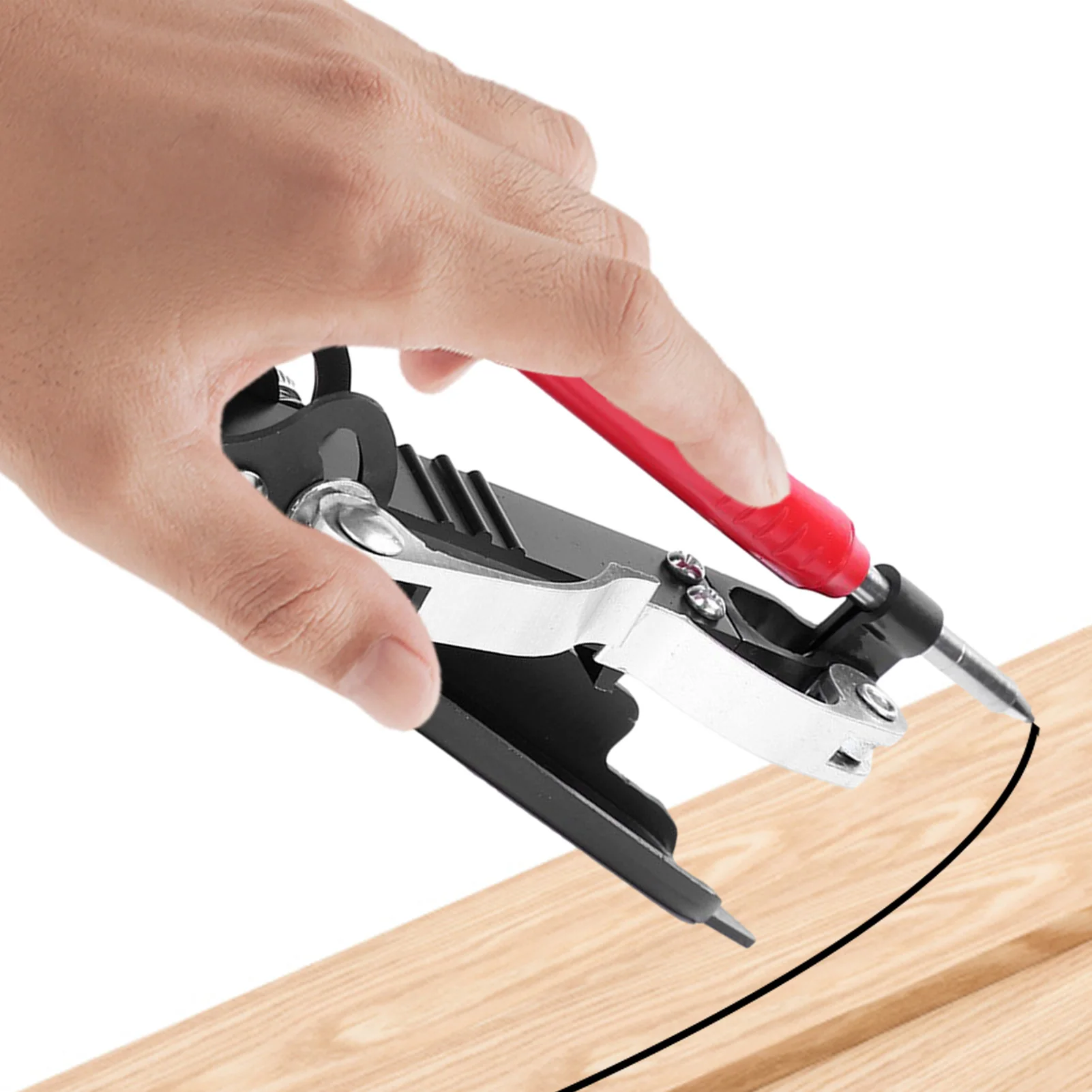 

Scribing Tool Construction Pencil Aluminum Alloy Scribe Tool With Deep Hole Carpenter Pencil DIY Woodworking Scribe Gauge