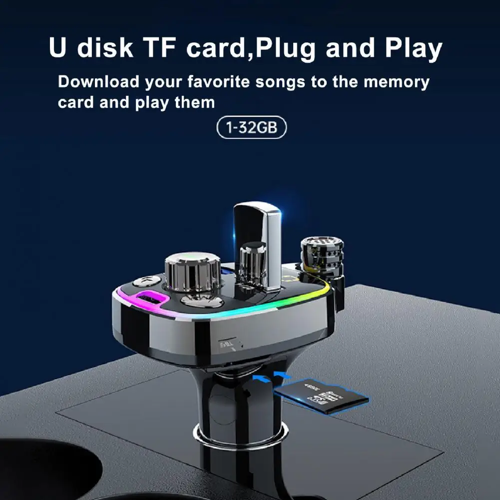 

USB FM-передатчик с двумя USB-портами 3,5 А