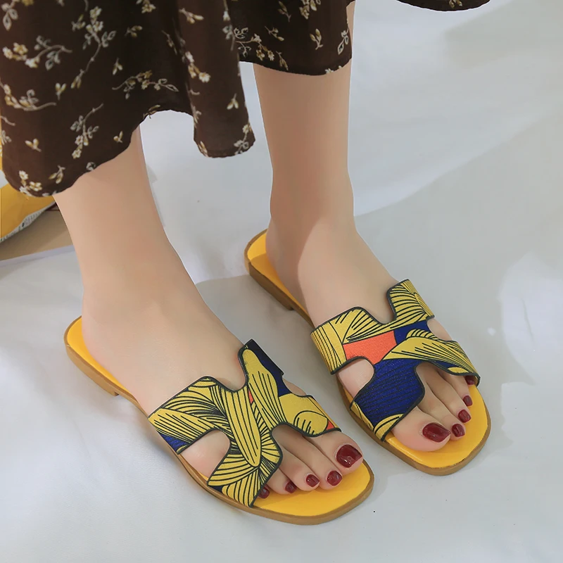 

Женская обувь 2022, новые стильные тапочки, женская летняя модная внешняя одежда, сандалии и тапочки на плоской подошве