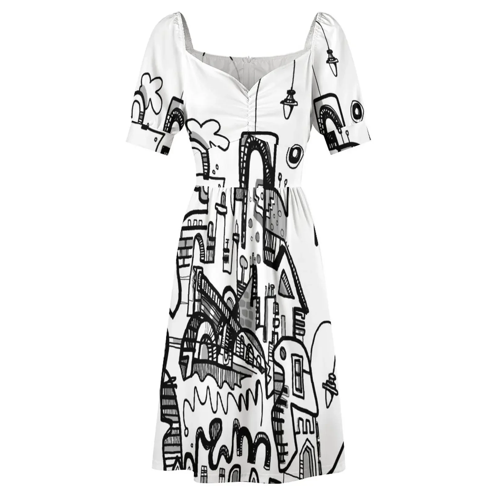 Платье с короткими рукавами Leave The Light On Listowel платья невесты для выпускного вечера