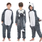 Пижама-кигуруми детская зимняя, на Возраст 4-12 лет