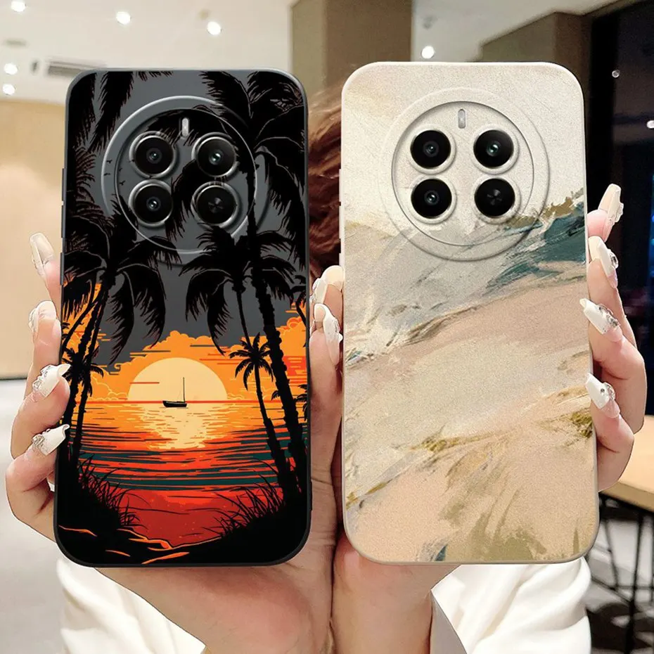 Новый дизайн для Realme 12 Pro + 12Pro 5G Защитный чехол телефона с объективом Plus Мягкие