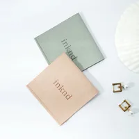 Custom Logo Microfiber Velvet Jewelry Gift Bag Wedding Favors for Guests Bulk 100 Ring Earrings Soap Packaging Organizer Bag