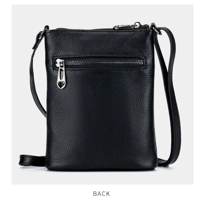 Маленькая сумка для телефона из натуральной коровьей кожи женщин простая через