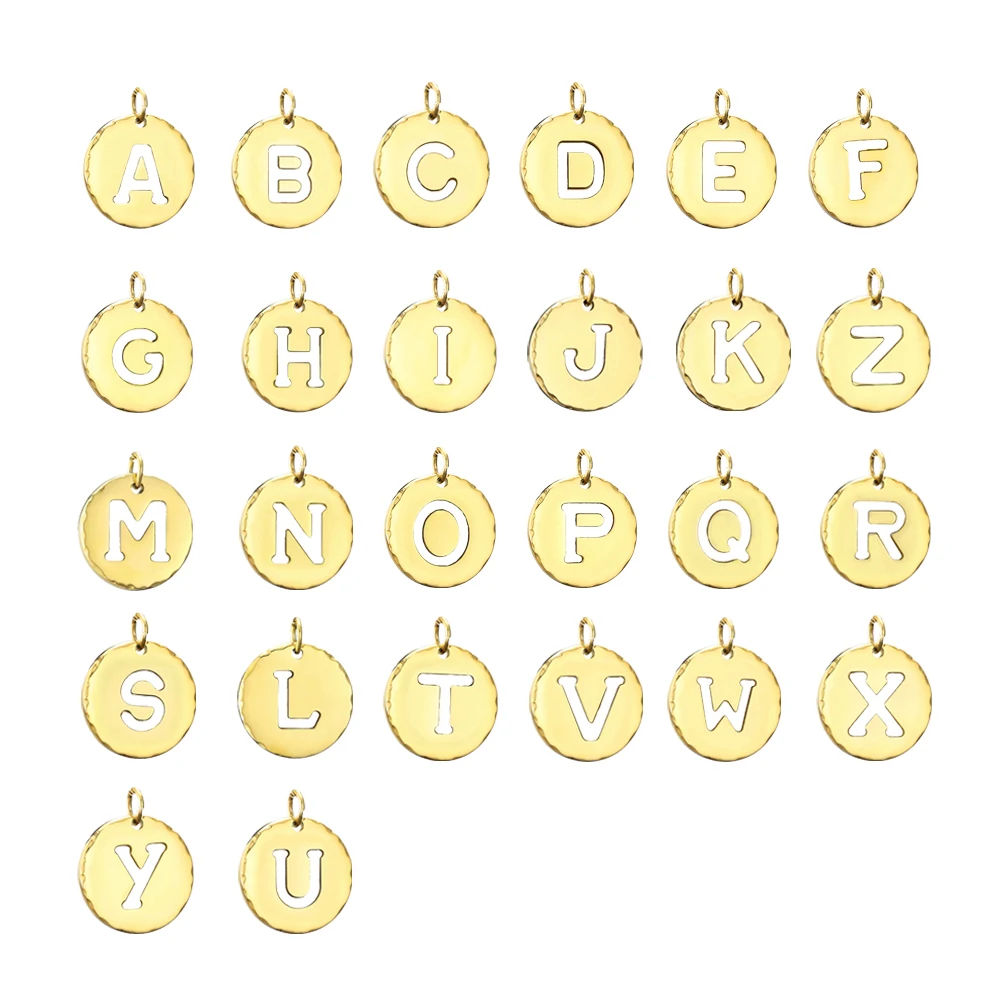 

Bipin Stainless Steel Gold Necklace 26 Starter English Personality Necklace Women Jewelry