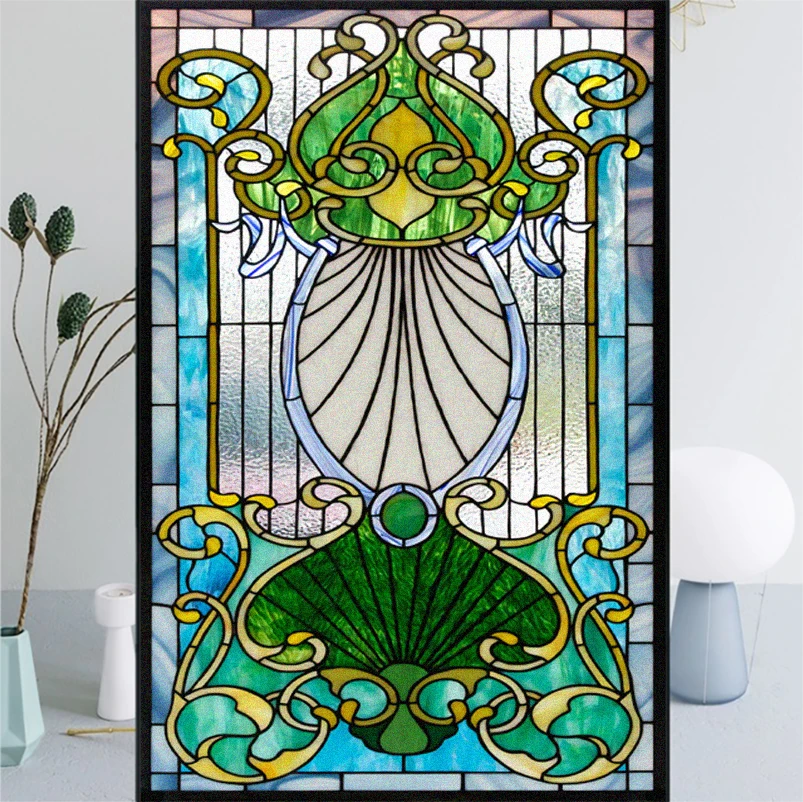 Оконная пленка в церковном стиле электростатические наклейки стеклянные