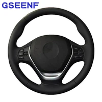 for bmw 4 series f32 f33 f36 428i 430i 435i f30 f31 f34 f35 318i 320i 328i 335i 340i genuine leather car steering wheel cover