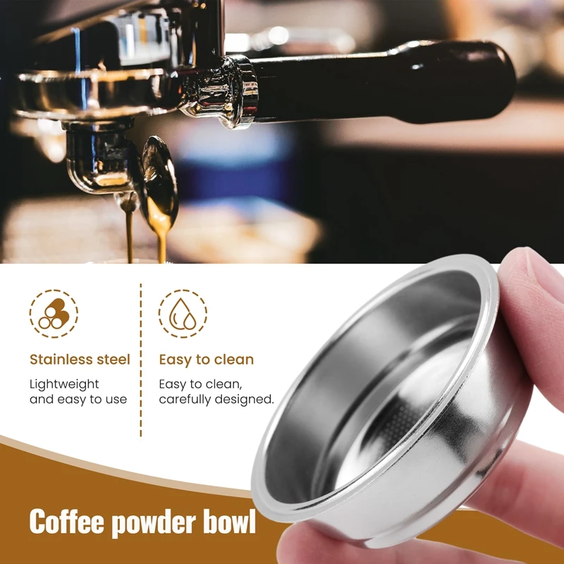 Фильтр для кофе корзина чашки фильтра из нержавеющей стали 51 мм фильтры