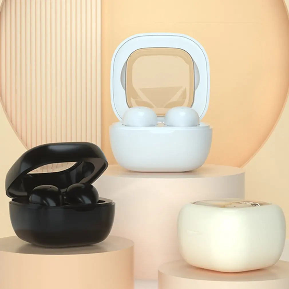 SK19 невидимые наушники-вкладыши беспроводные Bluetooth с микрофоном шумоподавление