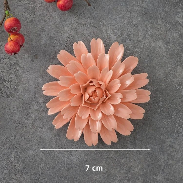 

Керамическая хризантема