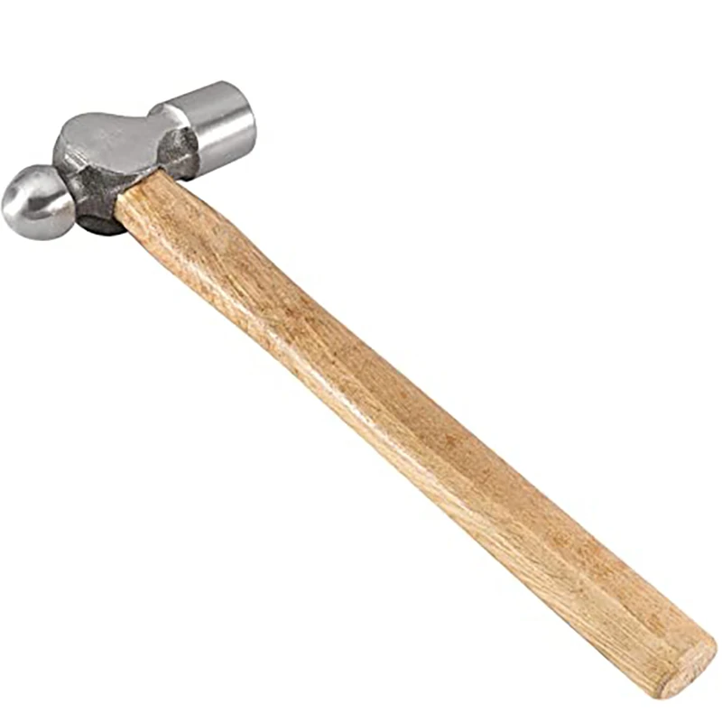 

Круглый молоток из высокоуглеродистой стали, шаровая Пина, соска, оборудование, бытовой деревообрабатывающий инструмент с деревянной ручк...