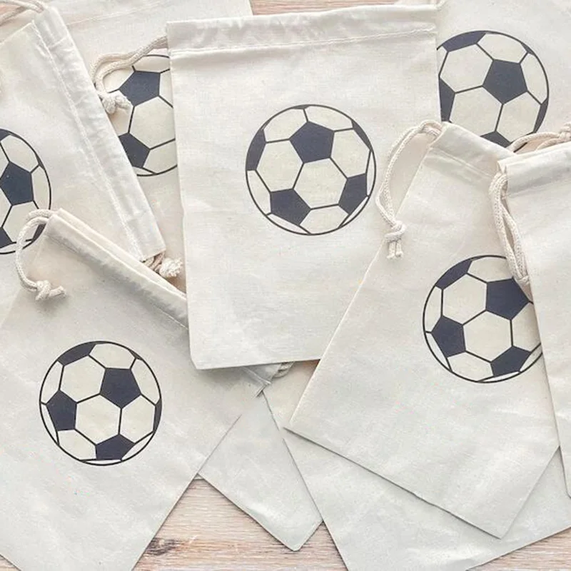 

5pcs gift bag Sports Team Soccer themed kid boy 6th 7th 8th 9th 10th 16th 21st birthday Party decoration welcome thank you favor
