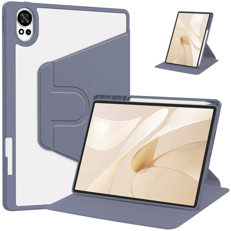 Фото Для Lenovo Tab K11 Gen2 2023 TB230FC/XC 11,5 дюймов чехол с держателем для ручки вращающийся на 360 градусов акриловый прозрачный жесткий чехол для планшета №1